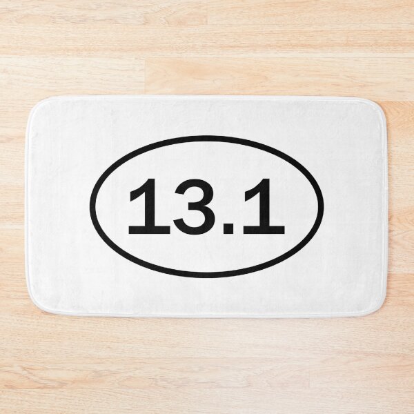 Item preview, 13.1 Half Marathon Running Bumper Oval designed and sold by PixVib.