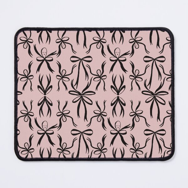 Item preview, Pink and black Coquette Ethereal Ribbon Dancers Surreal Abstract Pattern Illustration Jemma Jamie Skidmore designed and sold by Jemma Jamie Skidmore.