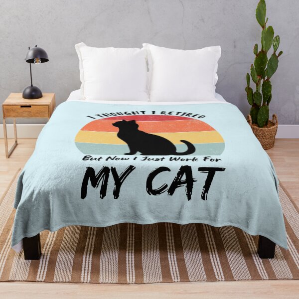 Artikelvorschau, Lustiges Ruhestandsgeschenk Ich dachte, ich wäre im Ruhestand, aber jetzt arbeite ich nur für meine Katzen entworfen und verkauft von MouDantArts.