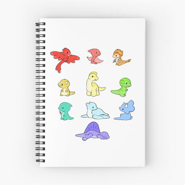Item preview, Itty Bitty Rainbow of Dinosaurs  designed and sold by Sarah Reed.