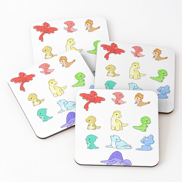 Item preview, Itty Bitty Rainbow of Dinosaurs  designed and sold by Sarah Reed.
