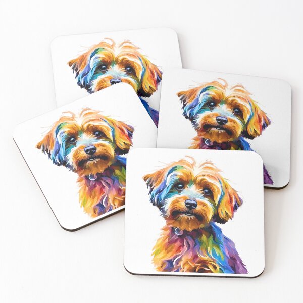 Item preview, Rainbow Yorkipoo Impressionism designed and sold by Fredster1966.