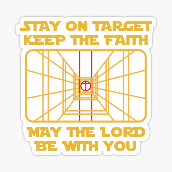 Item preview, Stay on Target (design not suitable for white backgrounds) designed and sold by Loreto Studio.