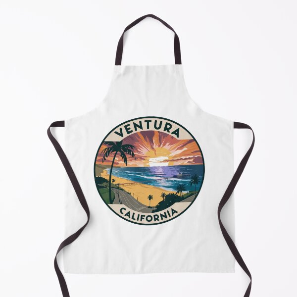 Item preview, Ventura, California - Pier Sunset and Palm Trees designed and sold by CircinusStore.