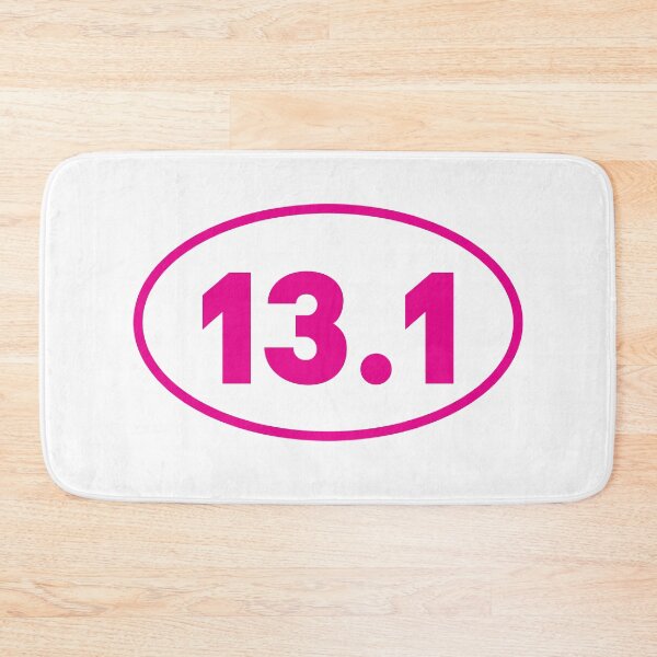 Item preview, Pink 13.1 Half Marathon Running - Runner Oval Bumper designed and sold by PixVib.
