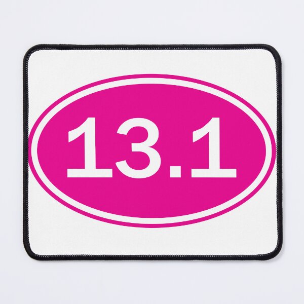 Item preview, Pink 13.1 Half Marathon Running - Runner Bumper designed and sold by PixVib.