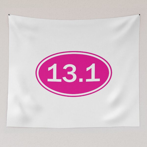 Item preview, Pink 13.1 Half Marathon Running - Runner Bumper designed and sold by PixVib.