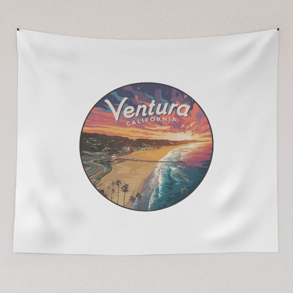 Item preview, Ventura, California - Pier Sunset Serenity designed and sold by CircinusStore.