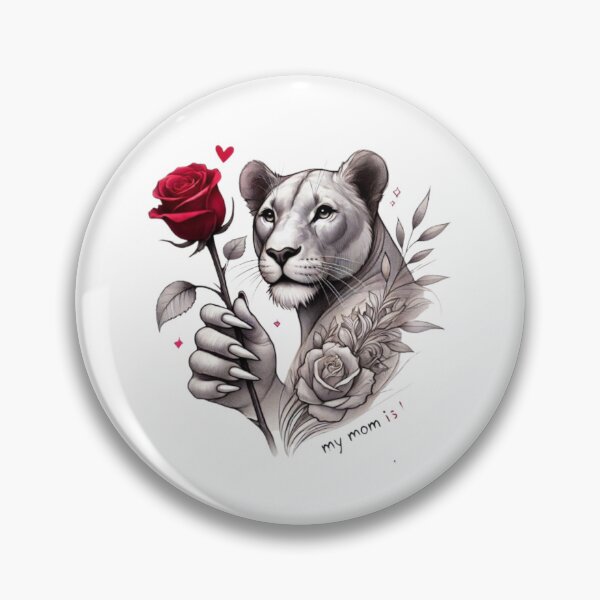 Item preview, Celebrate Valentine's Day with Mom - Show Her Some Love!" My Mom, the Tigress" designed and sold by PARNAZ2021.
