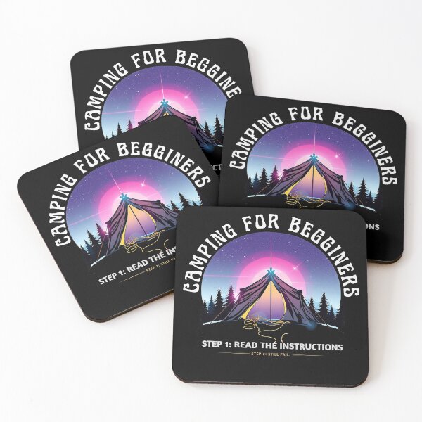 Item preview, Camping for Beginners - Read the instructions, still fails. designed and sold by Designs-Labs.
