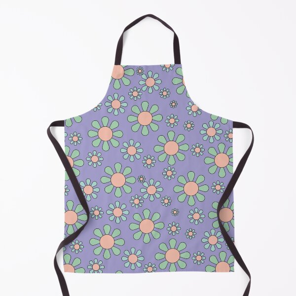 Item preview, Groovy flowers, bigbeat-fueled energetic designs/pastel colors- pastel blue and purple. designed and sold by My-fake-places.