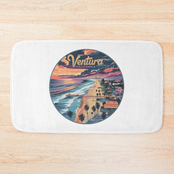Item preview, Ventura, California - Sunset Pier and Palm Trees designed and sold by CircinusStore.