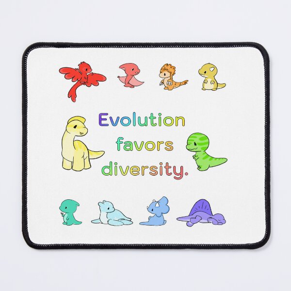 Item preview, Evolution Favors Diversity designed and sold by Sarah Reed.