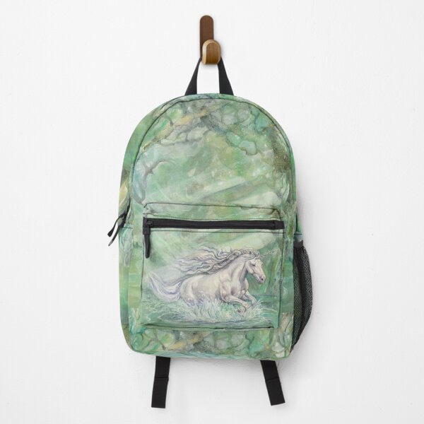 Item preview, Whispers of Renewal – Mystical Unicorn in a Forest Scene designed and sold by AJJARTSLLC.