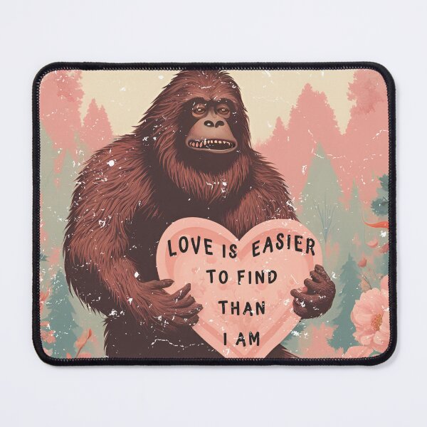 Item preview, Bigfoot Valentines Day Sasquatch Love Message designed and sold by SStarDesigns.