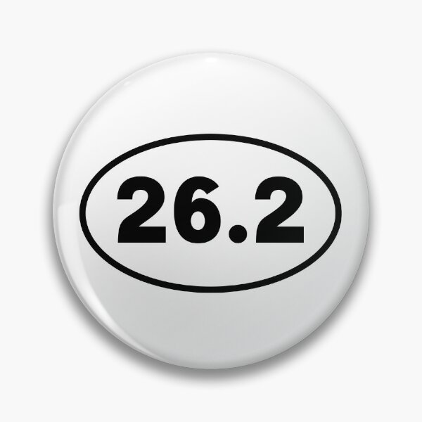 Item preview, 26.2 Mile Running Marathon Car Decal designed and sold by PixVib.