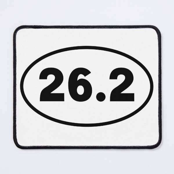 Item preview, 26.2 Mile Running Marathon Car Decal designed and sold by PixVib.