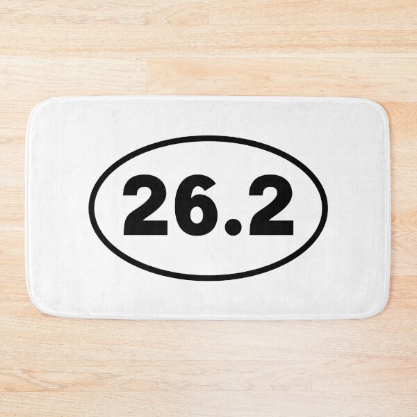 Item preview, 26.2 Mile Running Marathon Car Decal designed and sold by PixVib.