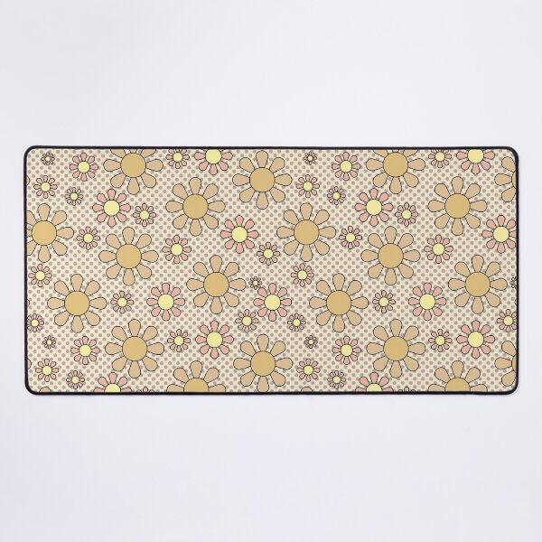 Item preview, Groovy flowers, bigbeat-fueled energetic designs/pastel colors- pastel orange and yellow. designed and sold by My-fake-places.