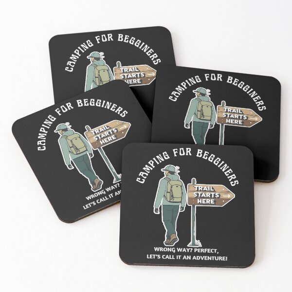 Item preview, Camping for Beginners - Wrong way? Let's call it an adventure! designed and sold by Designs-Labs.