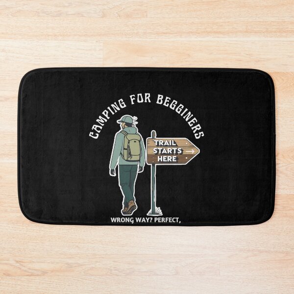 Item preview, Camping for Beginners - Wrong way? Let's call it an adventure! designed and sold by Designs-Labs.
