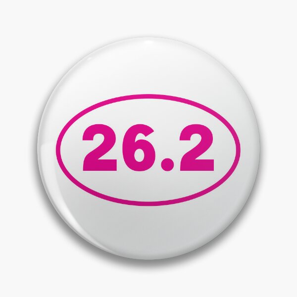 Item preview, Pink 26.2 Mile Running Marathon Car Bumper designed and sold by PixVib.