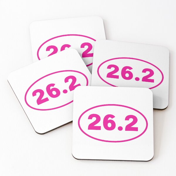 Item preview, Pink 26.2 Mile Running Marathon Car Bumper designed and sold by PixVib.