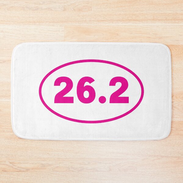 Item preview, Pink 26.2 Mile Running Marathon Car Bumper designed and sold by PixVib.