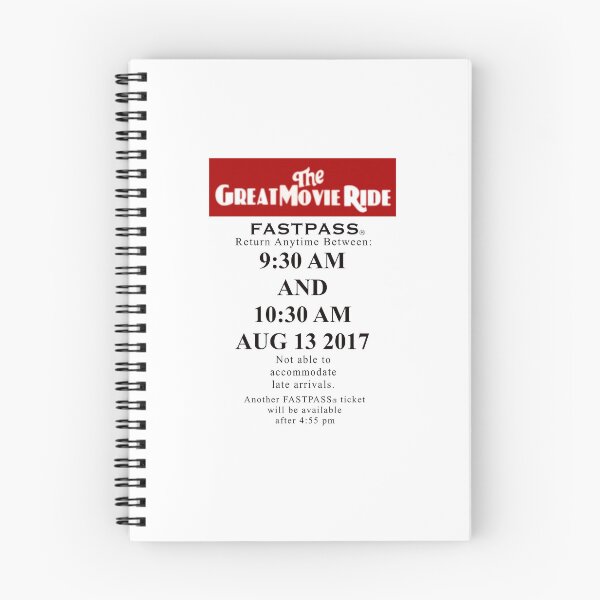 Item preview, A Cinematic Journey Through Time I The Great Movie Ride FastPass designed and sold by PedroStyle.