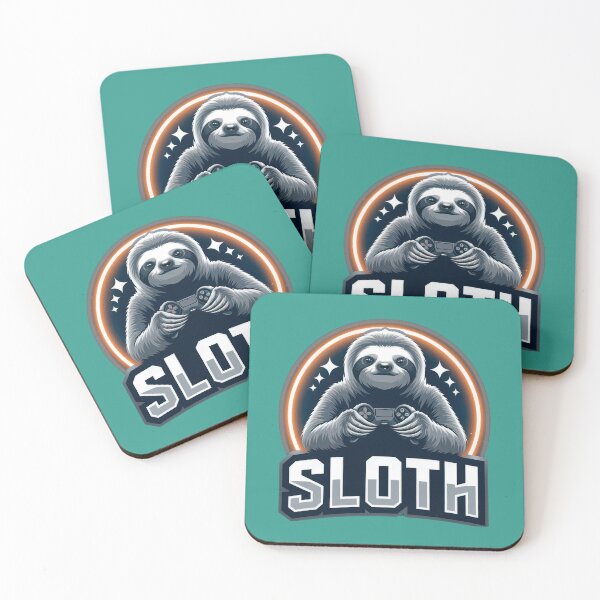 Item preview, Sloth playing on console - cute buddy designed and sold by wojciech-c.