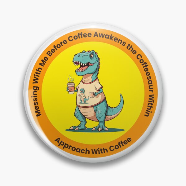 Aperçu de l'œuvre Coffeesaur à l'intérieur. Approche avec le café créée et vendue par CreativeDomain.