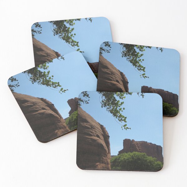 Item preview, Canyon De Chelly : Blend of Trees, Rock Cliffs, and Sky in the Arizona Desert designed and sold by JoyousArt4u.