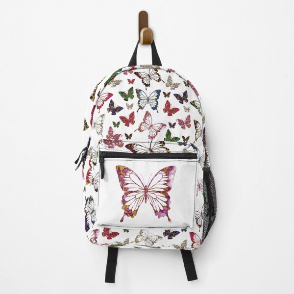 Item preview, Cute Sweet Pink and Gold Marble Butterfly designed and sold by amgraphics.