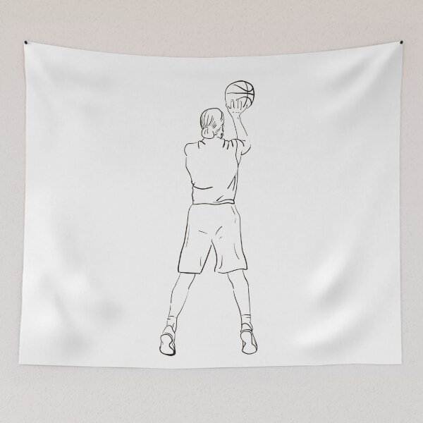 Item preview, basketball player playing designed and sold by Olga Berlet.