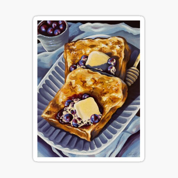 Item preview, blueberry french toast 25 designed and sold by bellacpaintings.