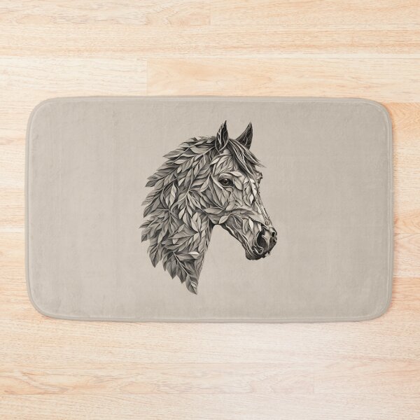 Item preview, GrayHorse, Horse, Autumn Horse, Colorful Horse, designed and sold by GOLDENGARDENART.