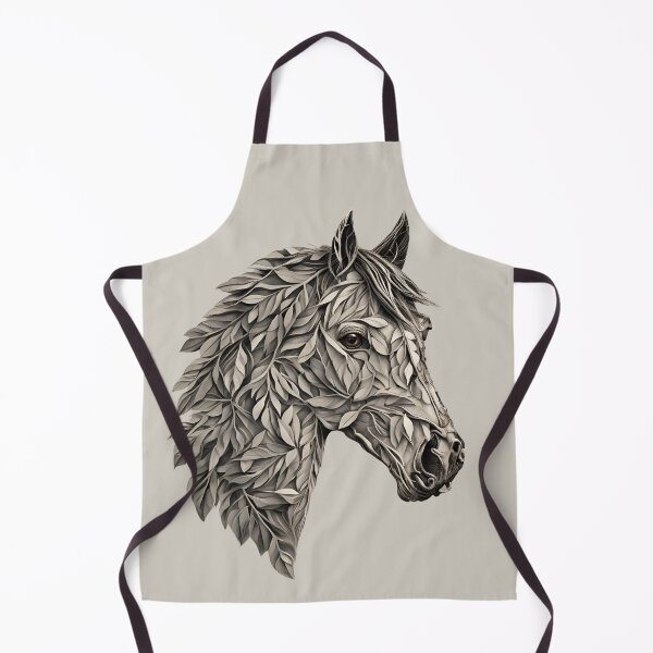 Item preview, GrayHorse, Horse, Autumn Horse, Colorful Horse, designed and sold by GOLDENGARDENART.