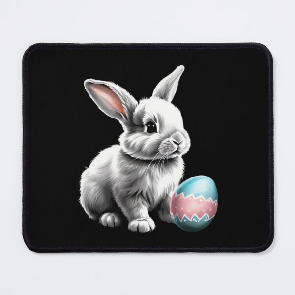 Item preview, Happy Easter Bunny and colorful Easter eggs and flowers V13 designed and sold by DreamingAwake1.
