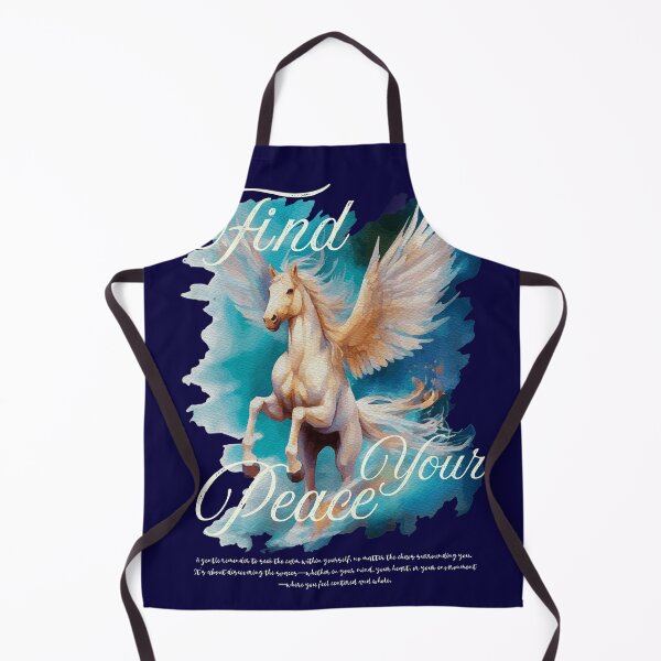 Item preview, Fing Your Peace - Flying Unicorn Water Color designed and sold by The magic Yellow bus.