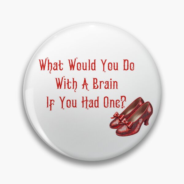 Item preview, What Would You Do If You Had A Brain Scarecrow Dorothy Oz-Design designed and sold by KokkoCanada.