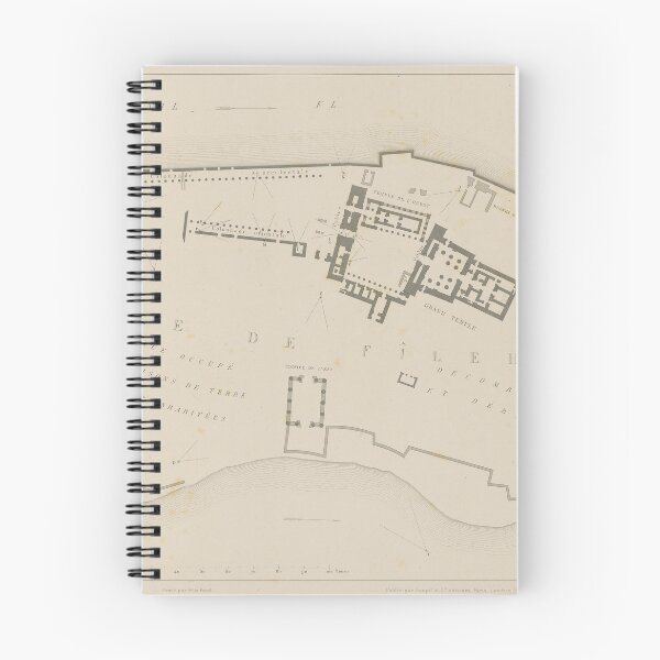 Item preview, Engraved map of Philae Island designed and sold by LegacyPressCo.