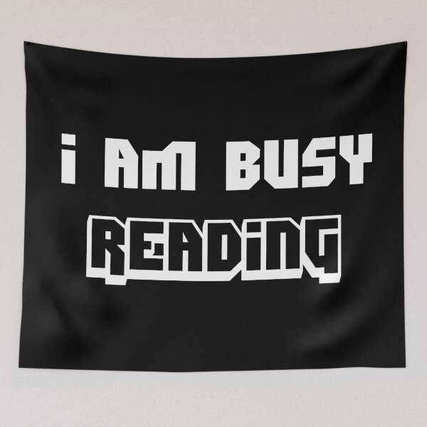 Item preview, I Am Busy Reading  designed and sold by BagCreations.