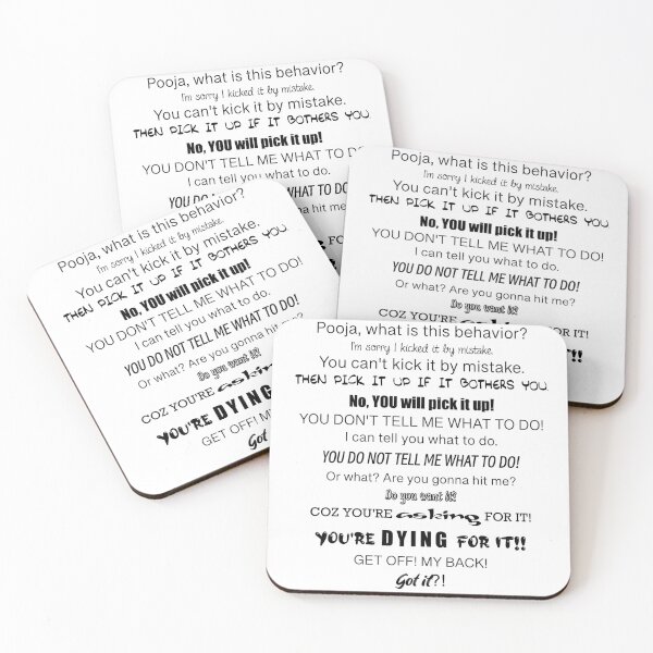 Item preview, Pooja what is this behaviour full dialogue designed and sold by DesignJiggy.