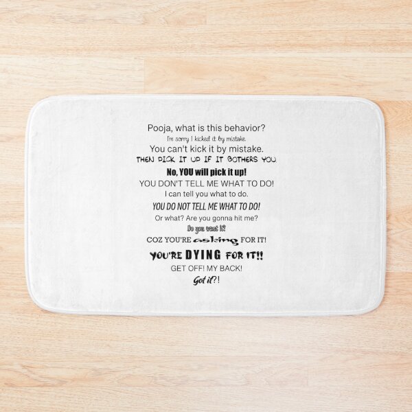 Item preview, Pooja what is this behaviour full dialogue designed and sold by DesignJiggy.