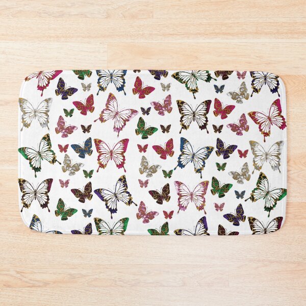 Item preview, Rainbow Marble Butterfly Spring Pattern designed and sold by amgraphics.