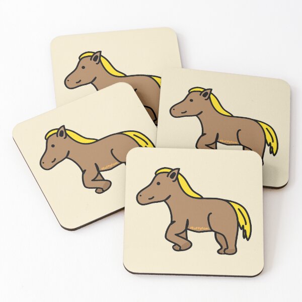 Item preview, Cute horse designed and sold by fluffyfamcraft.