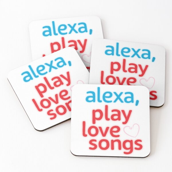 Item preview, Alexa Set The Mood (valentines design) designed and sold by MakerMeezy.