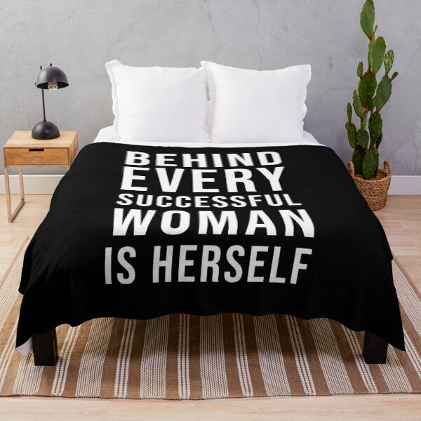 Item preview, Behind Every Successful Woman Is Herself, Success Motivation designed and sold by chantastical.