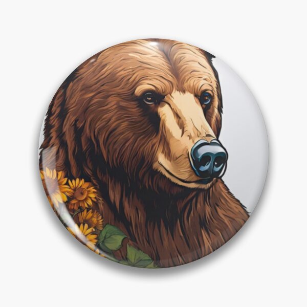 Item preview, Bear Grazer Sticker designed and sold by iiBellaArt.
