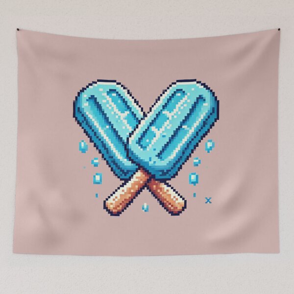 Item preview, Just Cyan Ice Cream Bars designed and sold by Fontible.